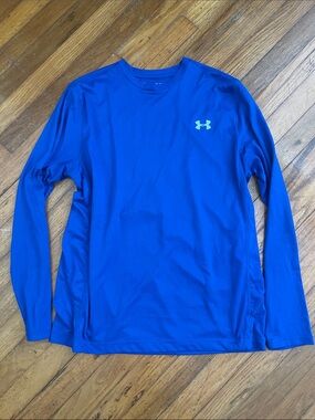 Under Armour Men's Long Sleeve Performance Tee - Royal Blue